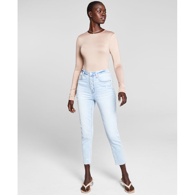 Women's Long Sleeve Crewneck Bodysuit